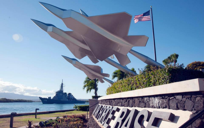 Joint Base Pearl Harbor Hickam gate