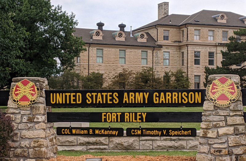 Fort Riley gate
