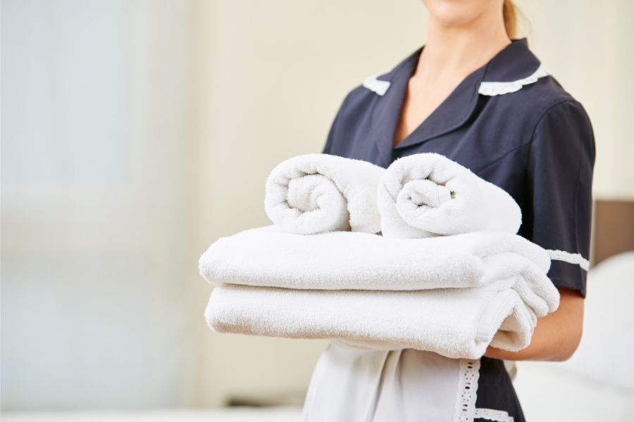 housekeeping services in temporary lodging