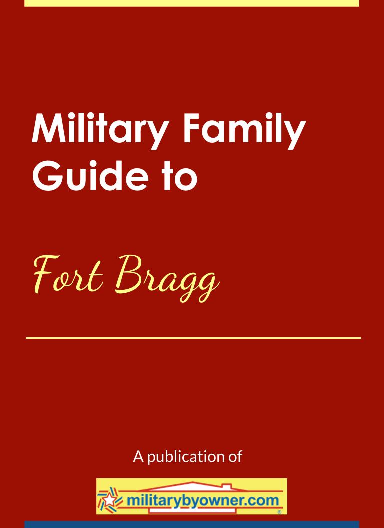 Ft_Bragg_ebook red cover image with Military Family Guide to Fort Bragg