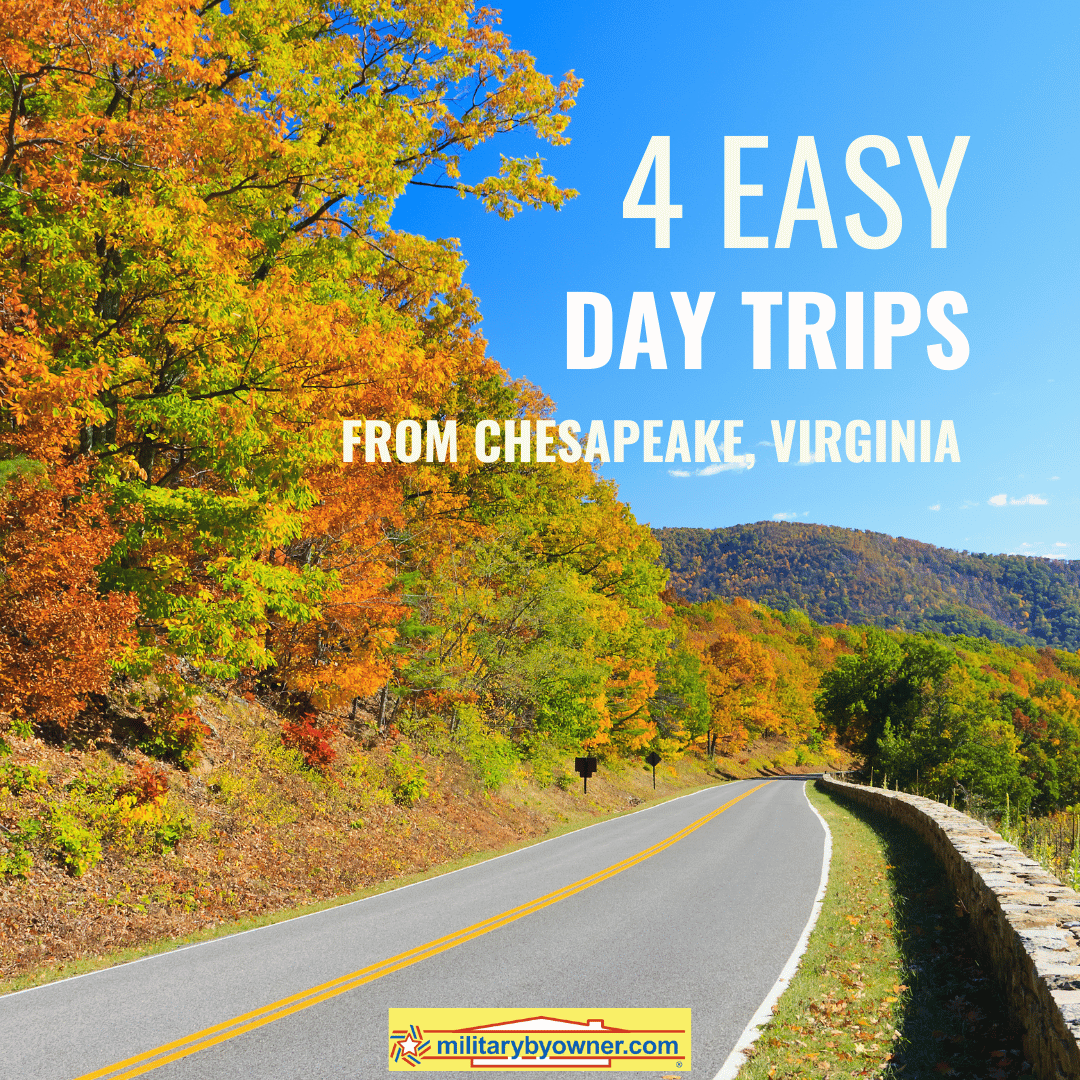 4 Easy Day Trips from Chesapeake, Virginia