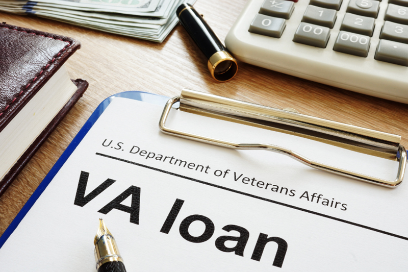 VA loan paperwork for buying a house