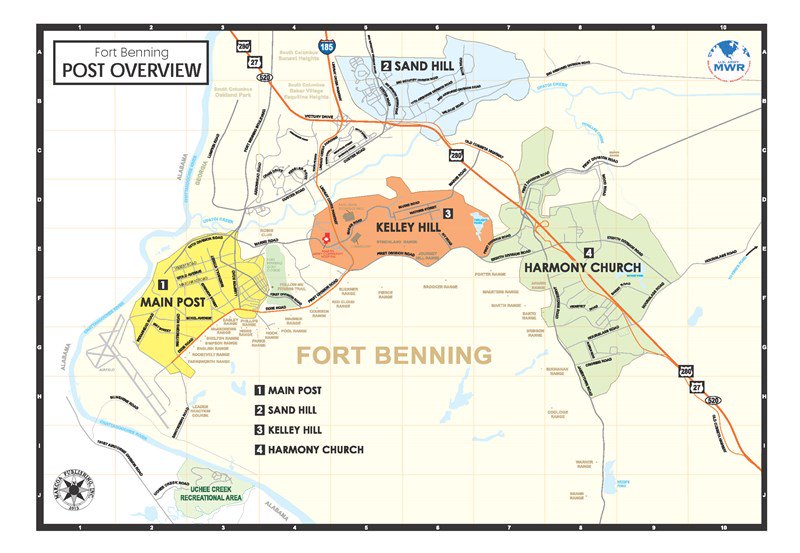 Fort Benning Map 2