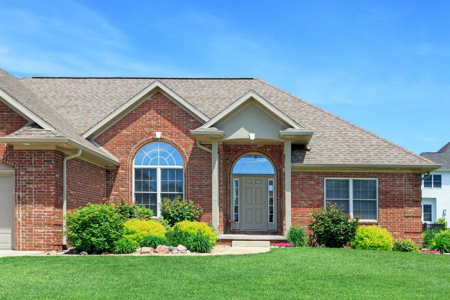 One_story_brick_home_