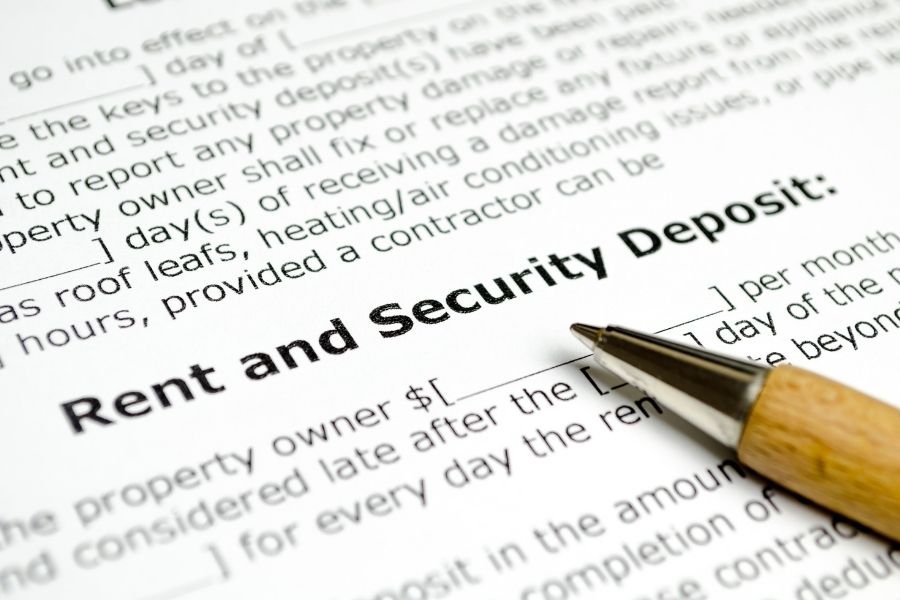 explanation of rent and security deposit paperwork
