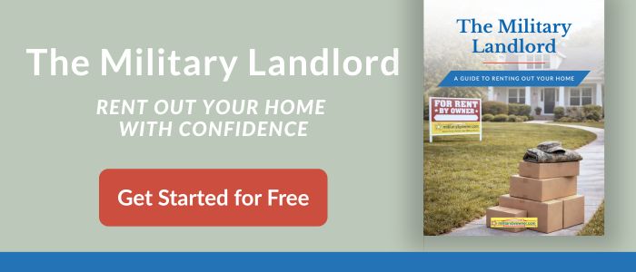 The_Military_Landlord green background with ebook cover